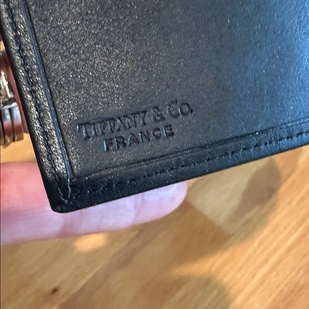 Tiffany &co France calf skin wallet card holder never used $350 unisex - Picture 3 of 8